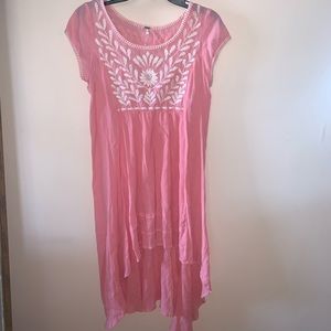 Free People Oversized Beach High Low Dress